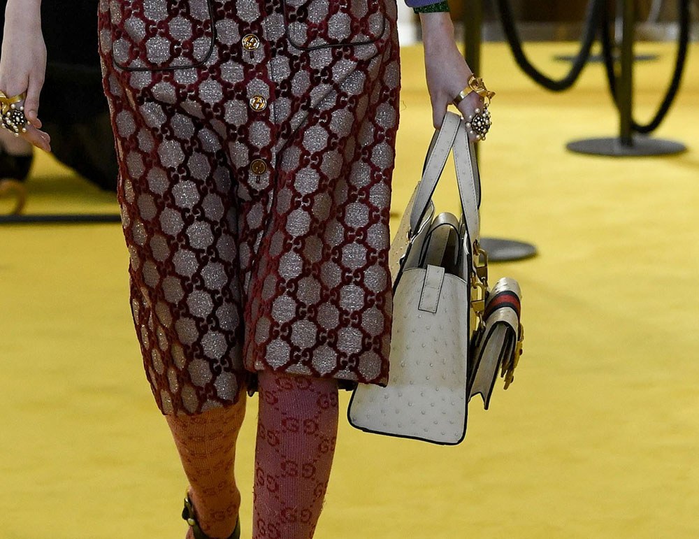 Gucci Logo Weave Shoulder Bag: Styling Guide