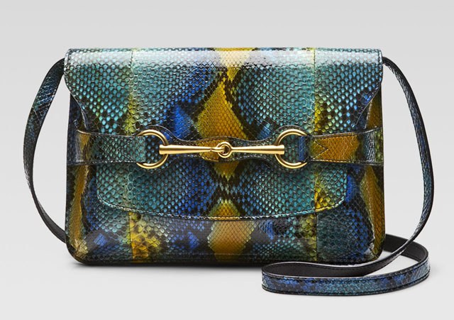 Gucci Spring 2013 bags now available via Neiman Marcus: Runway Analysis — material and finish reference