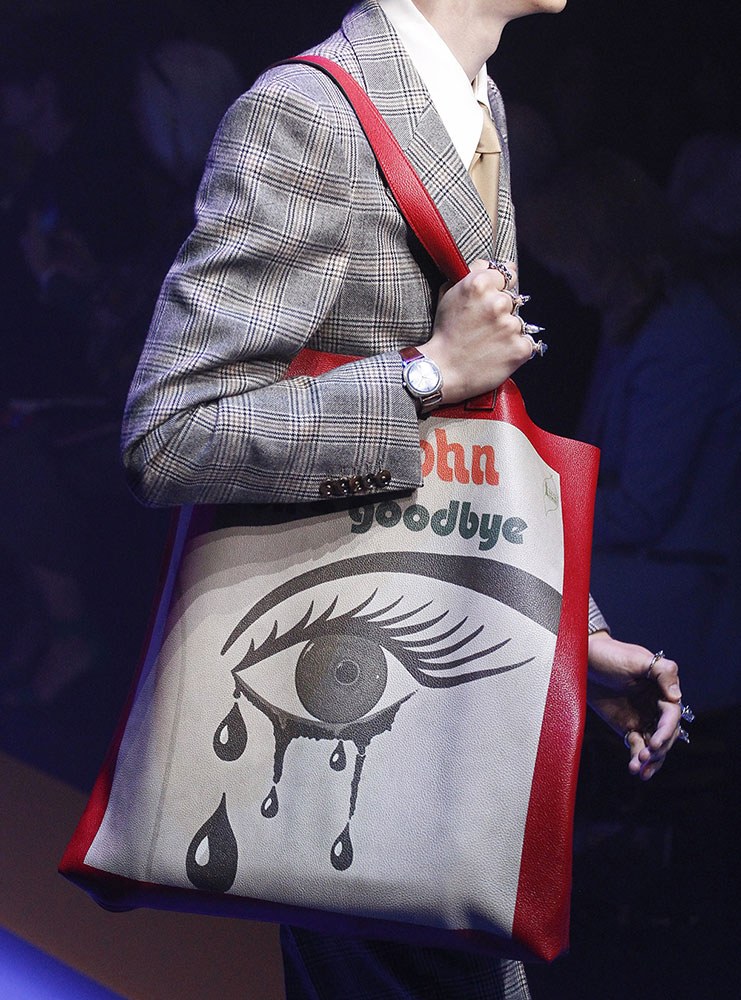Gucci Went Back to the Future with an 80s-Themed Handbag Spectacular on Its: Key Design Notes — design detail
