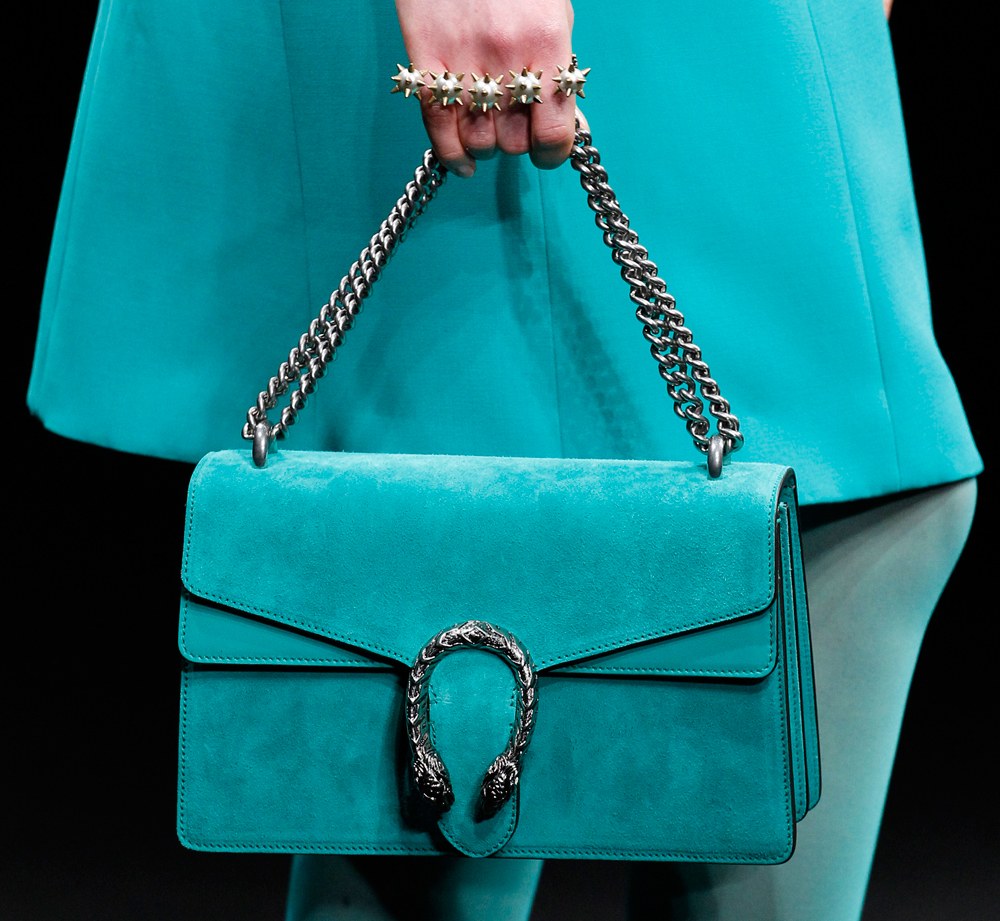Gucci’s Fall 2016 Runway was Yet Another Dazzling Display of Detailed Bags: Collection Guide — material and finish reference