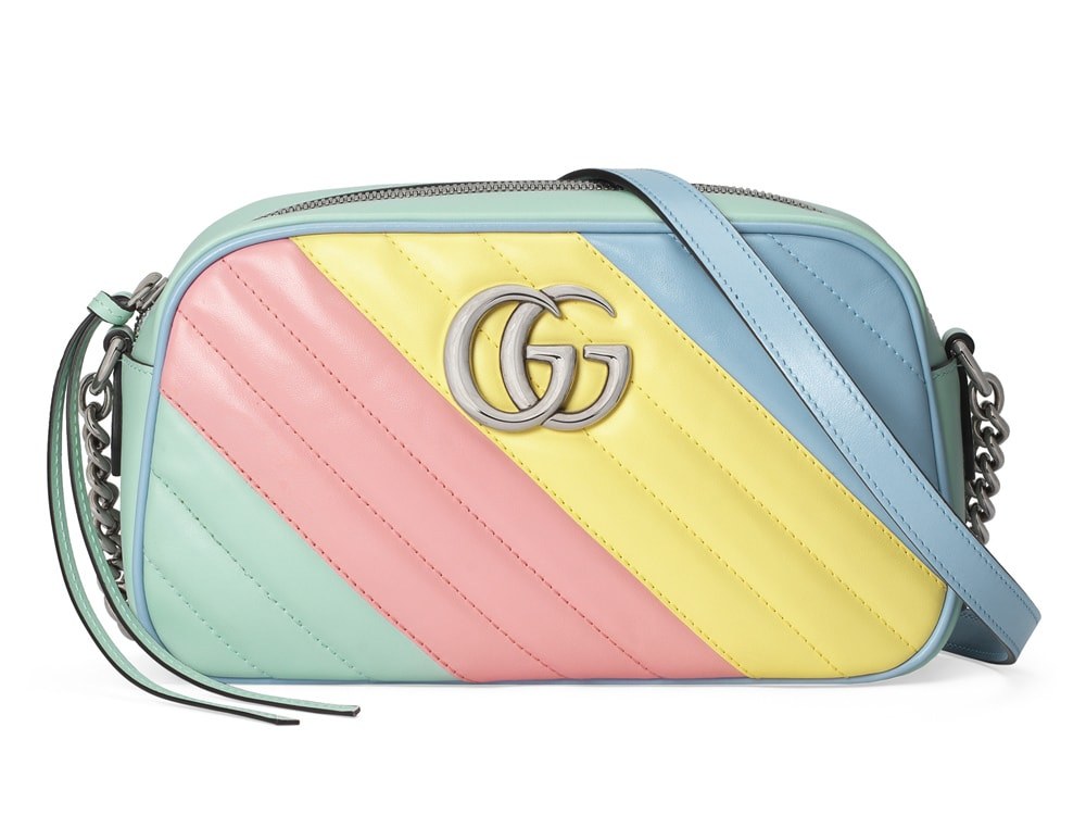 Gucci’s GG Marmont Bags Get a Pretty Pastel Makeover: OutletCity Guide — shape and proportion reference