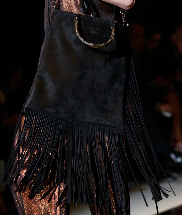 Gucci’s Spring 2014 Bags Have Fringe Galore: Runway Analysis — hardware and construction detail