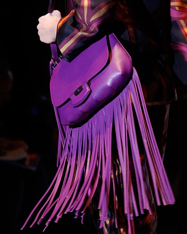 Gucci’s Spring 2014 Bags Have Fringe Galore: Runway Analysis — carrying and styling reference