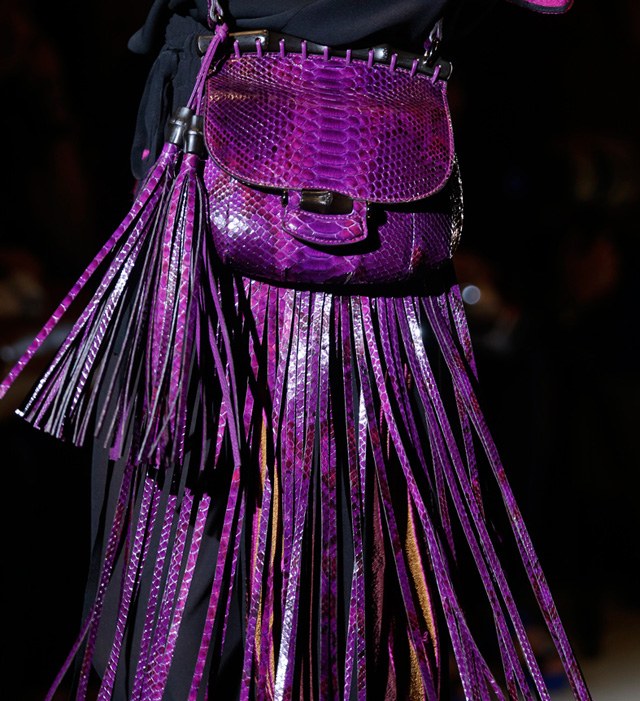 Gucci’s Spring 2014 Bags Have Fringe Galore: Runway Analysis — scale and everyday-use reference