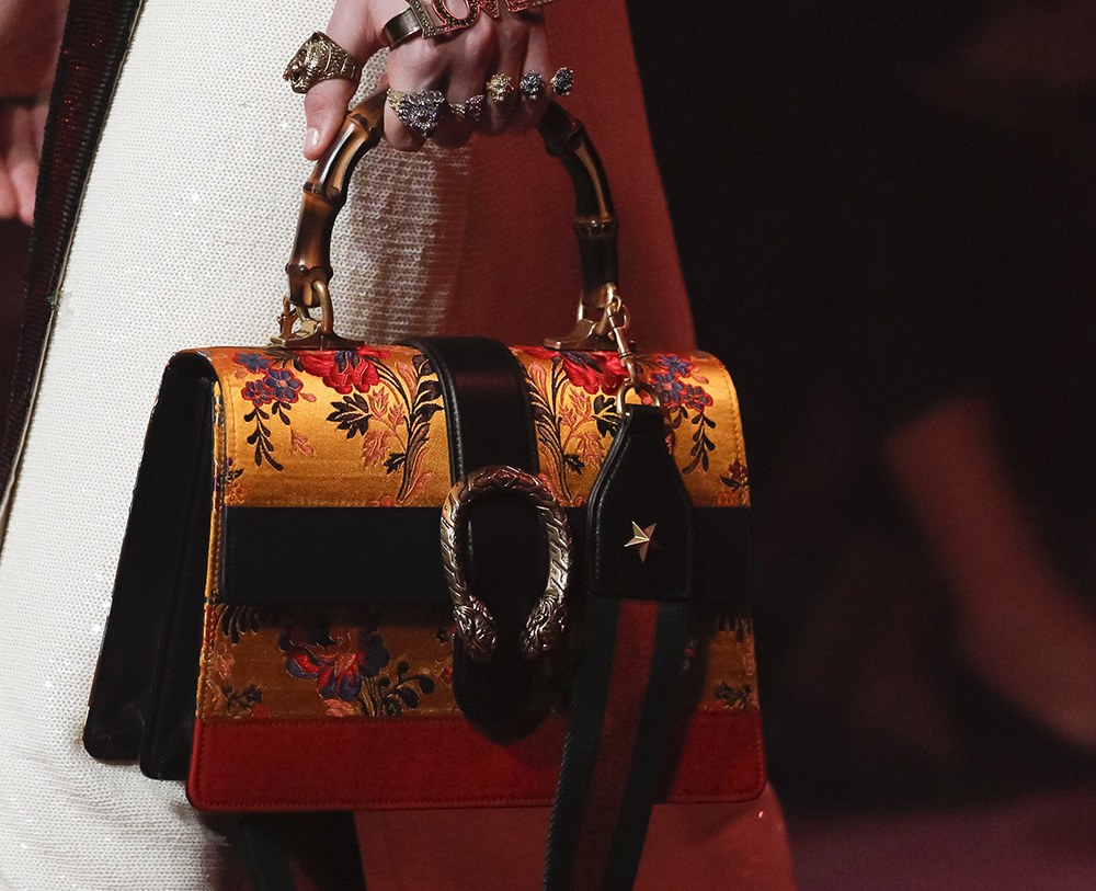 Gucci’s Spring 2017 Runway Bags are Just as Sumptuous and Detailed as You’d Expect: Collection Guide — hardware and…