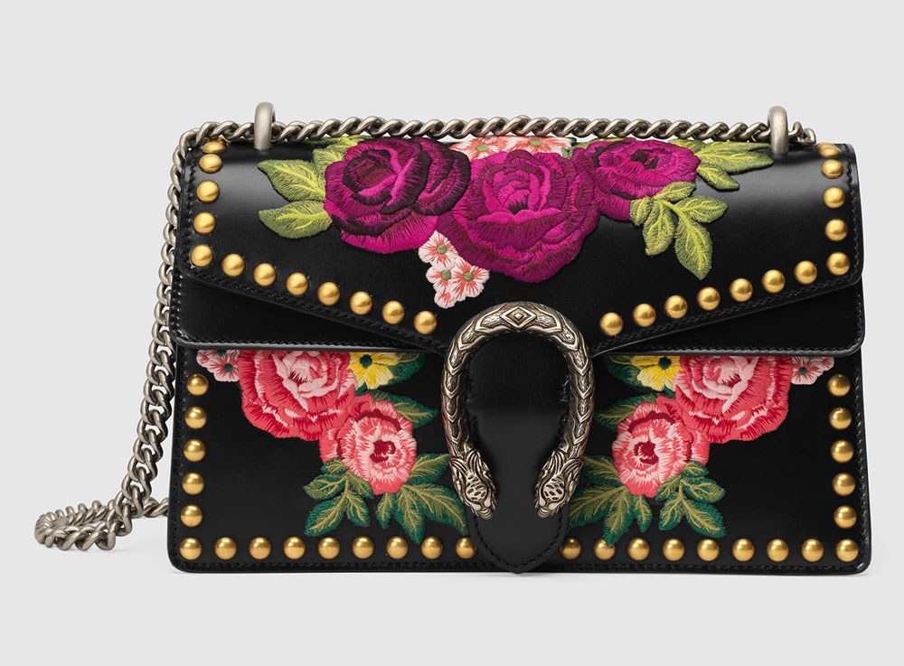 Gucci’s Wild, Wonderful Spring 2017 Bags are Now Available–Check Out Some of the: Runway Analysis — material and finish…