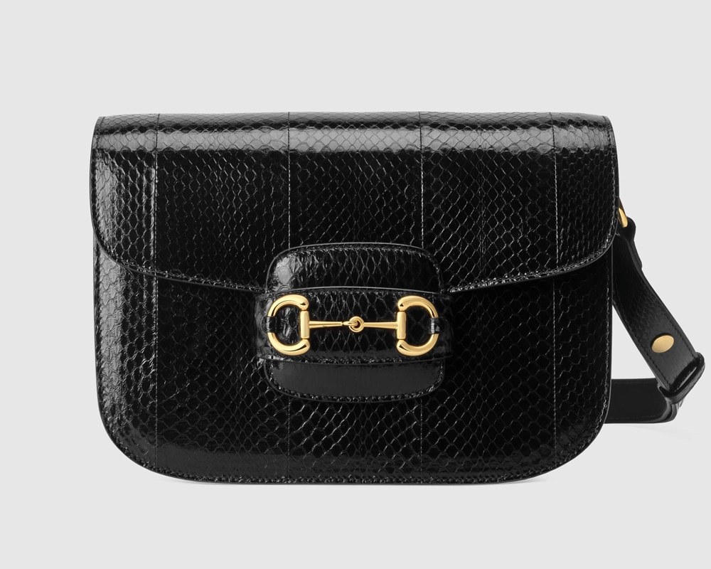 Handbag History: The Gucci Horsebit: Styling Guide — material and finish reference