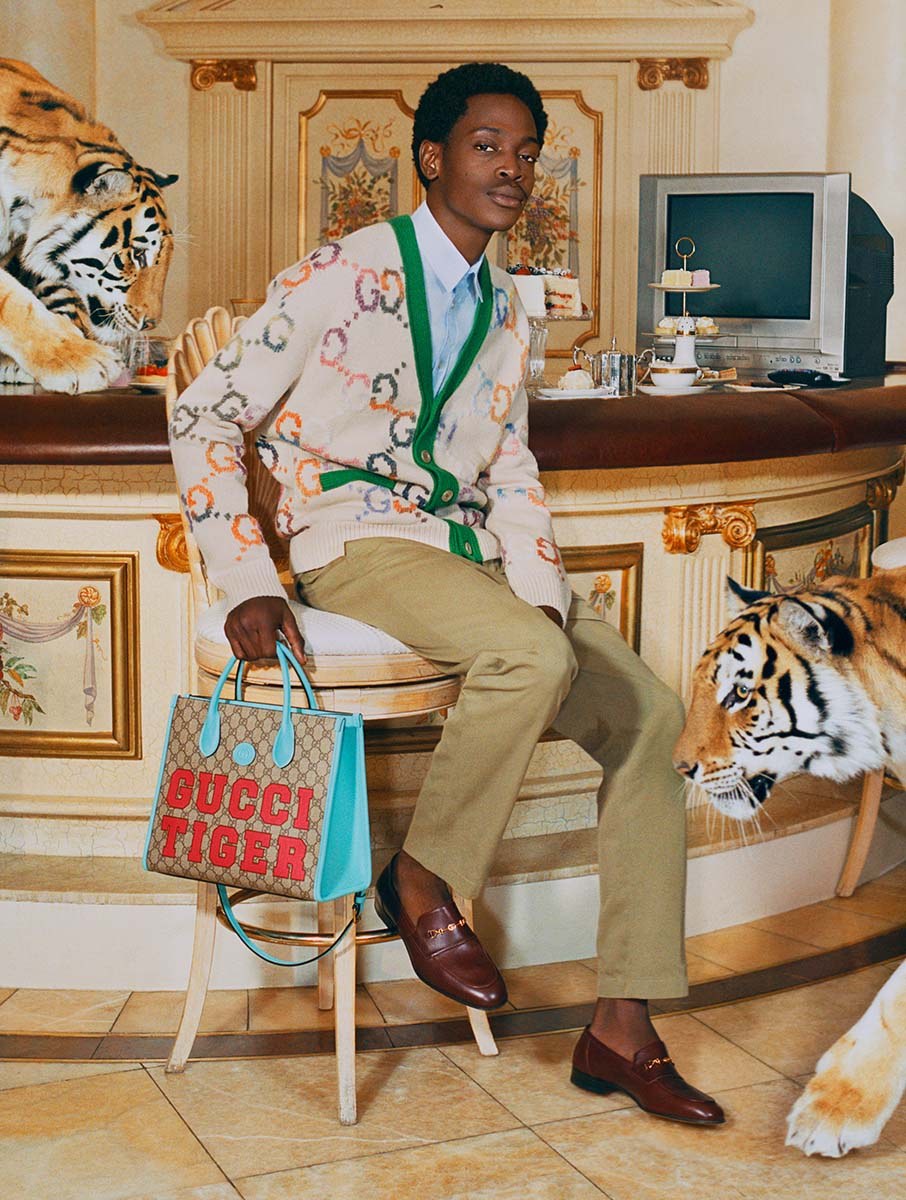 Introducing Gucci Tiger to Celebrate Year of the Tiger: Celebrity Style Guide — shape and proportion reference