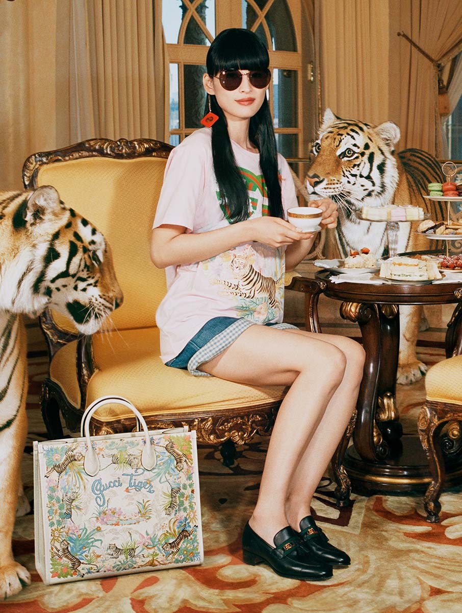 Introducing Gucci Tiger to Celebrate Year of the Tiger: Celebrity Style Guide — material and finish reference