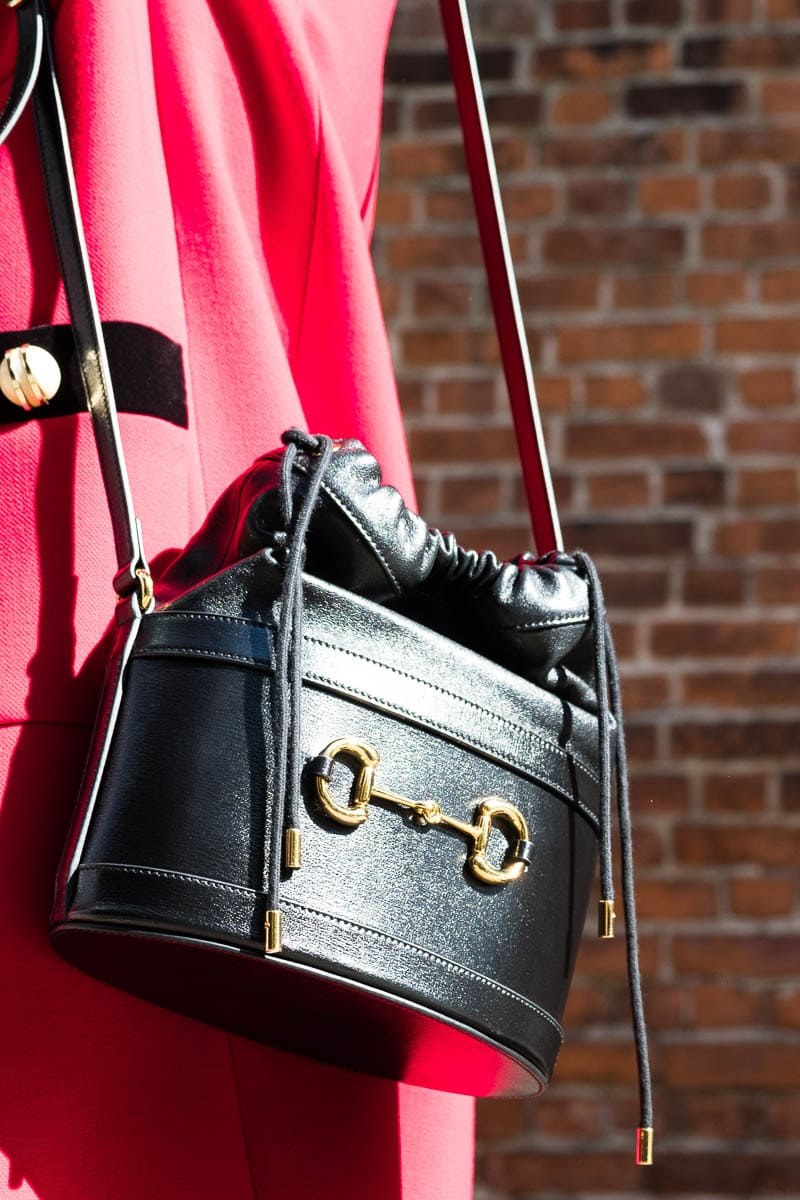 Introducing the Gucci 1955 Horsebit Bucket Bag: Design Guide — design detail