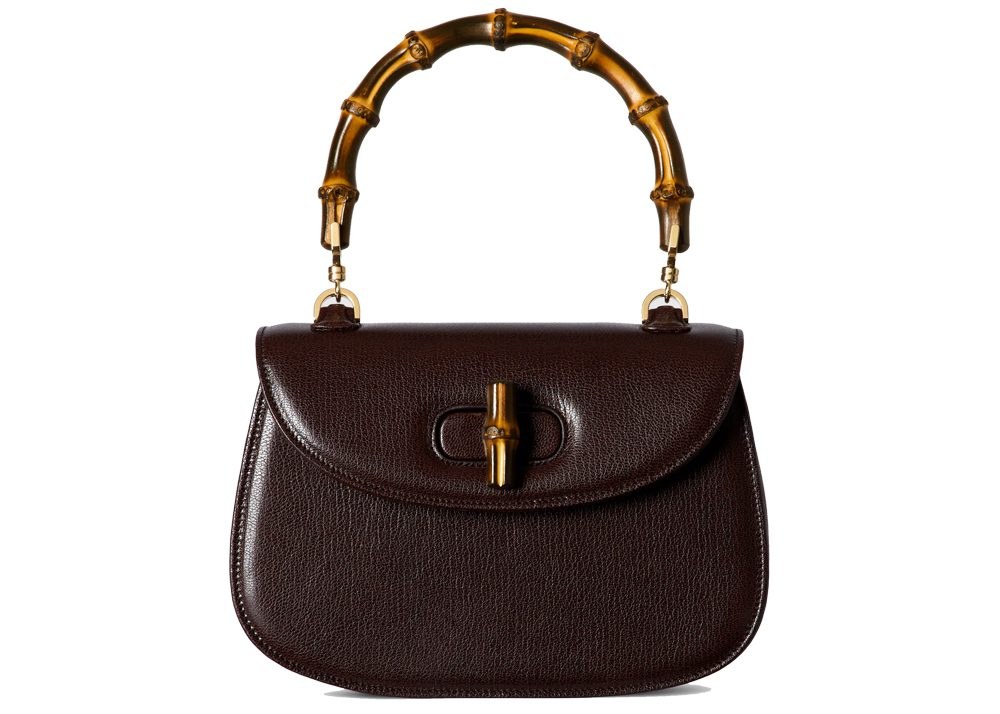 Miley Cyrus Accepts Grammy With Her Gucci Bamboo 1947 Bag in Hand: Styling Guide — hardware and construction detail