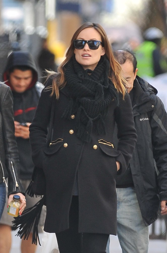 Olivia Wilde Goes All Black with a Gucci Fringe Bag: Styling Guide — material and finish reference