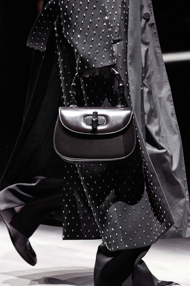 Paris Hilton’s Gucci Large Boston Bag: OutletCity Guide — material and finish reference