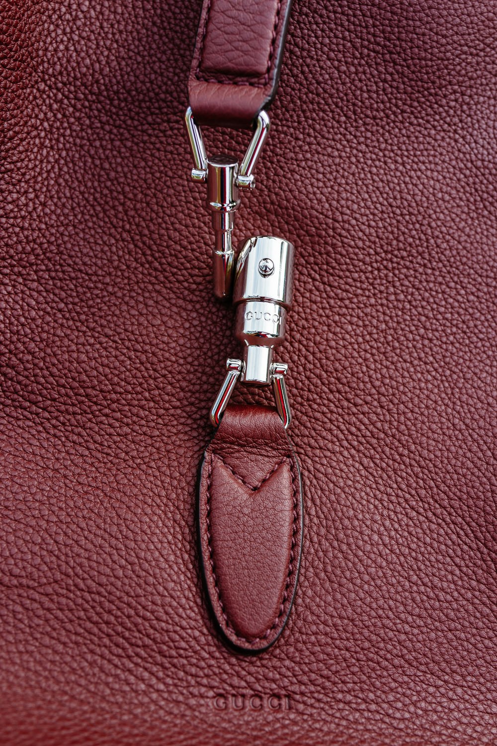 Perfect Pairs: Gucci Soft Jackie Top Handle and Chocolate: OutletCity Guide — material and finish reference