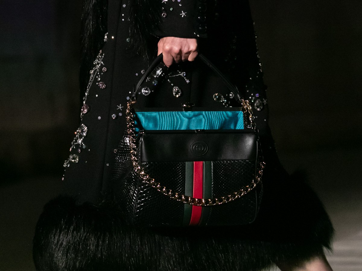 Presenting the Bags of Gucci Cosmogonie: Styling Analysis — hardware and construction detail