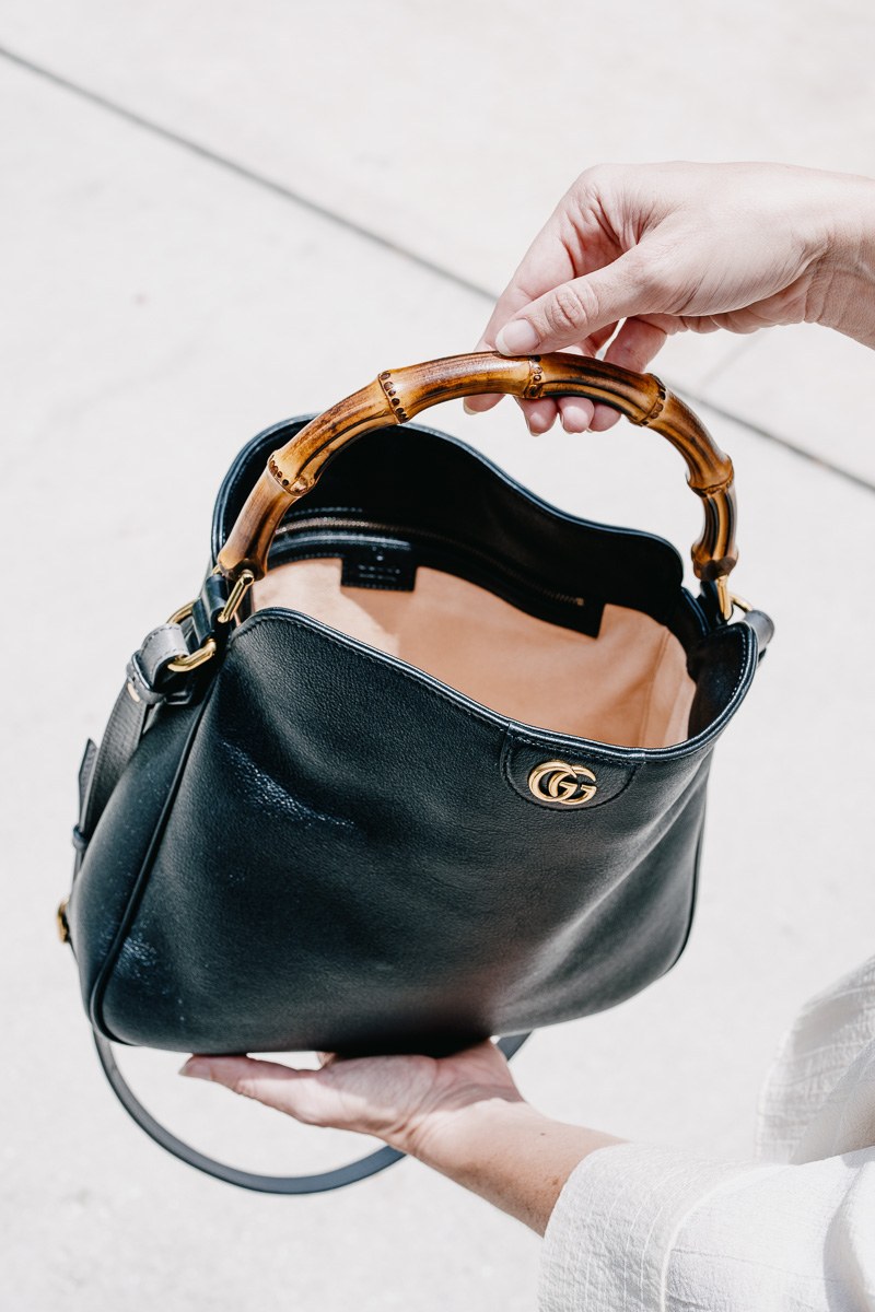 Reviewing My Gucci Diana Shoulder Bag: Styling Guide — carrying and styling reference