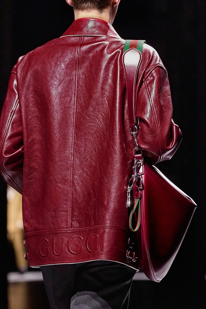 Sabato De Sarno Just Made His Menswear Debut for Gucci: Collection Guide — hardware and construction detail