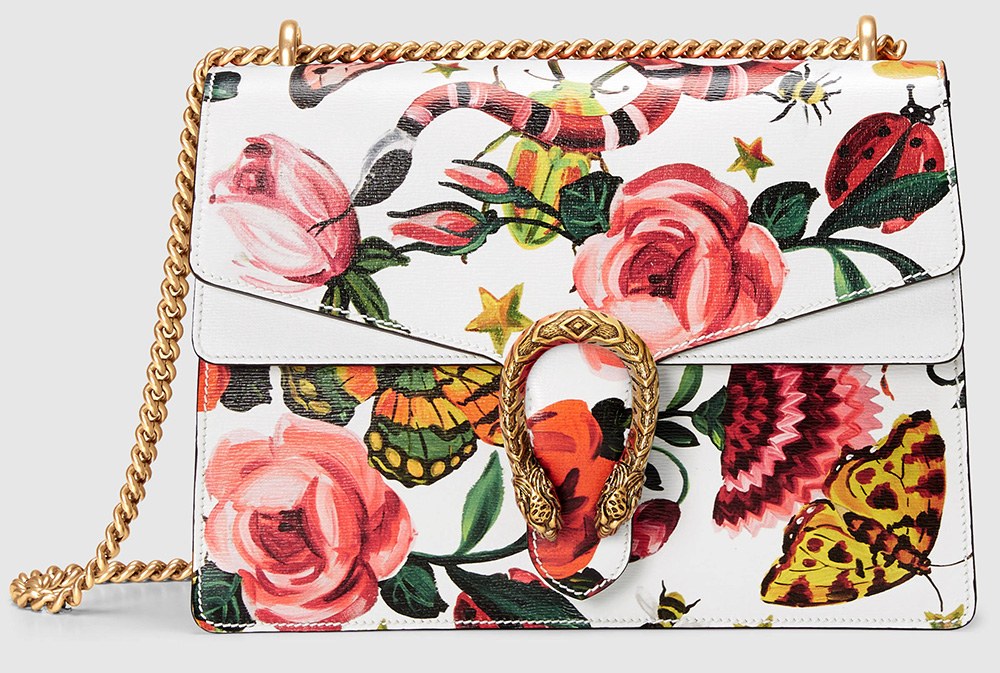 Shop Gucci Bags, Shoes and Accessories in an Exclusive Floral Print via Gucci.com: Fit and Use Guide — shape and proportion…