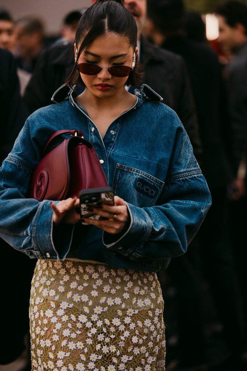 The Best Bags We Spotted Outside of the Gucci Fall 2025 Show: Runway Analysis — shape and proportion reference