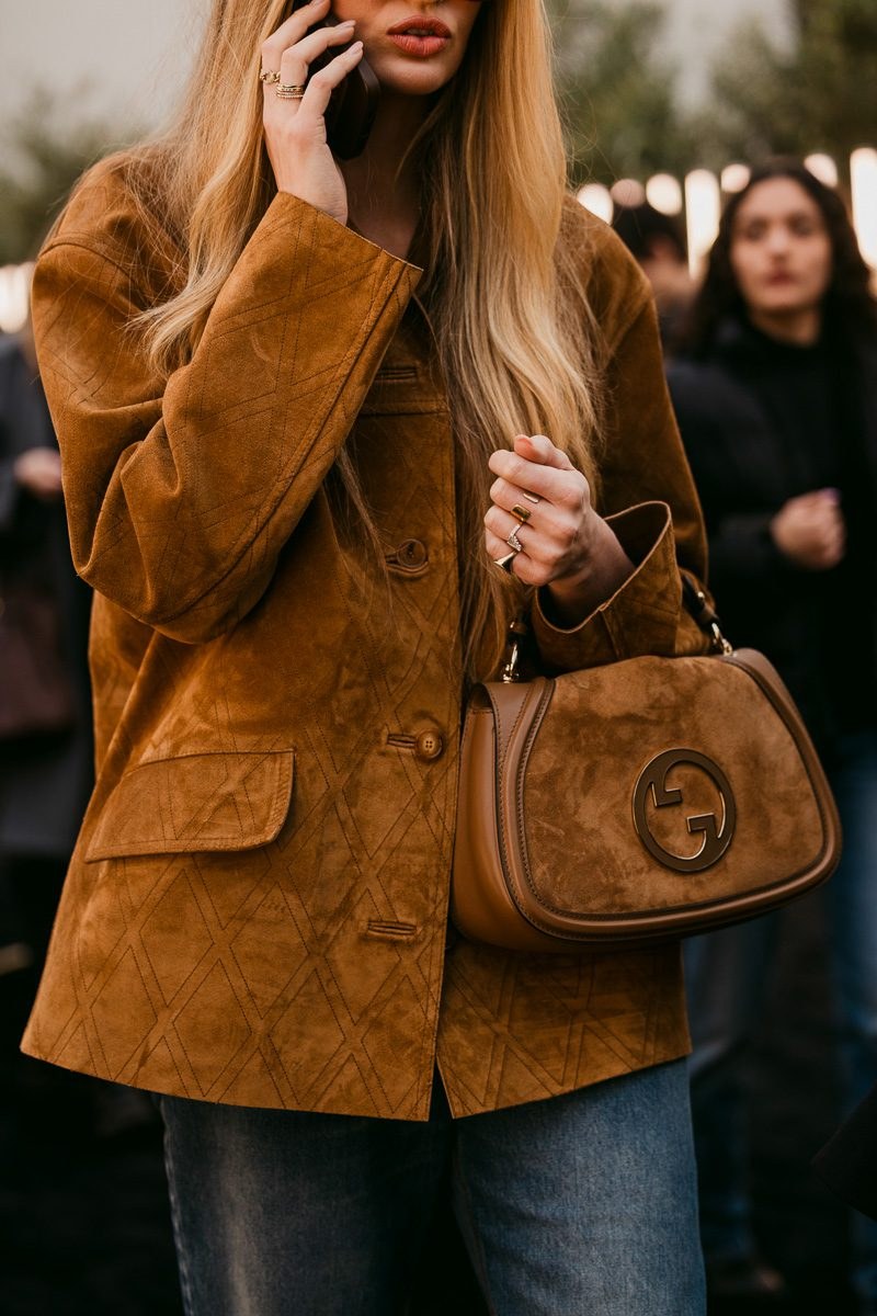 The Best Bags We Spotted Outside of the Gucci Fall 2025 Show: Runway Analysis — scale and everyday-use reference