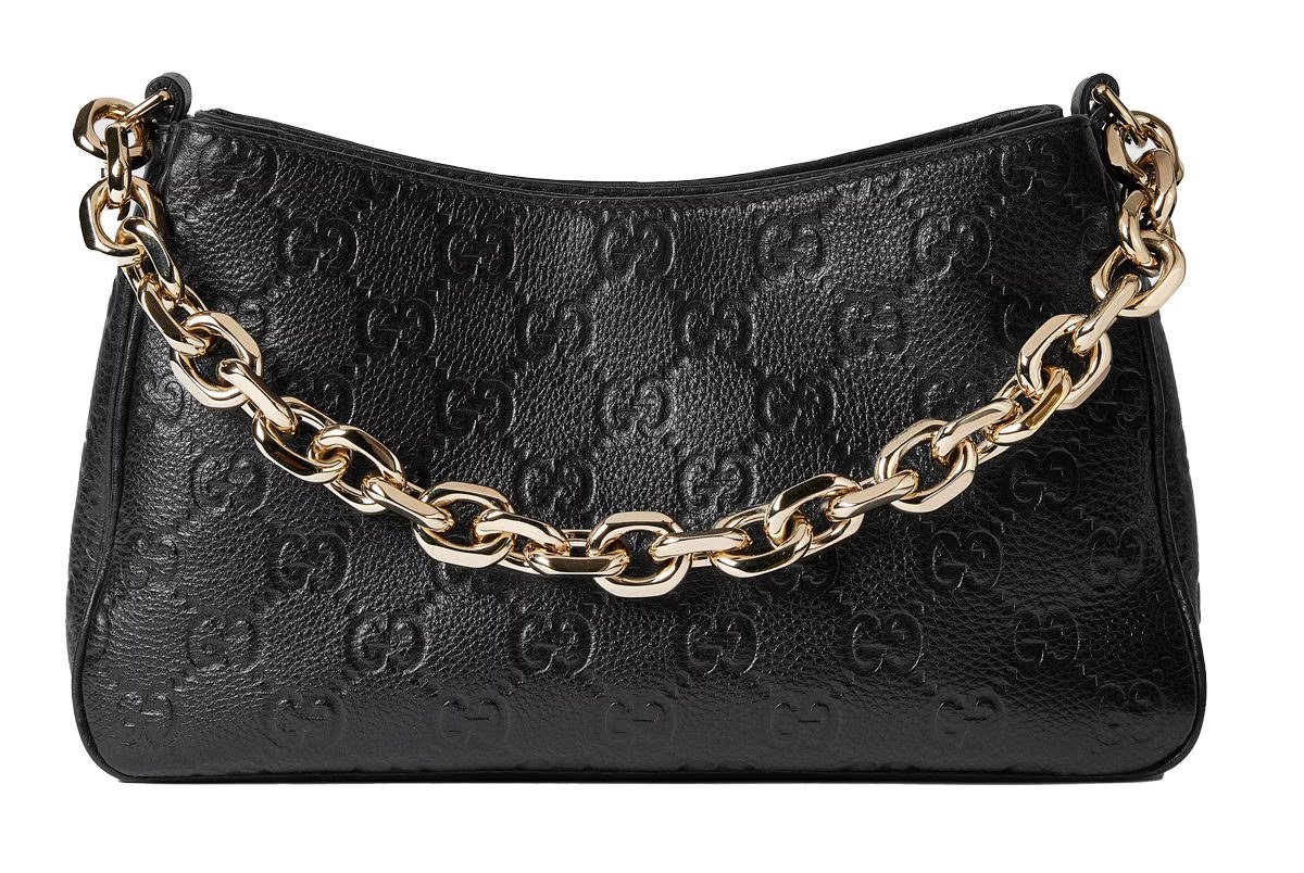The Glamourous Gucci 1921 Collection Cherry Crocodile Shoulder Bag: Collection Guide — hardware and construction detail