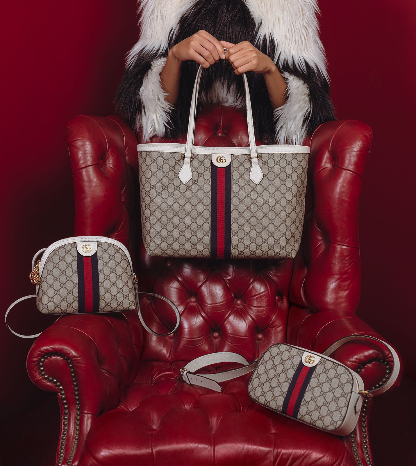 The Gucci Ophidia Offers Classic Elements Updated with White Leather Trim: Styling Guide — additional editorial view