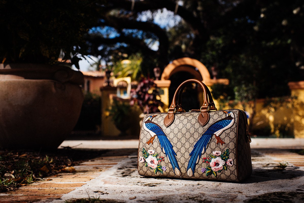 The Gucci Pineapple Collection Presents a Playful Take On Iconic GG Supreme: Design Guide — design detail