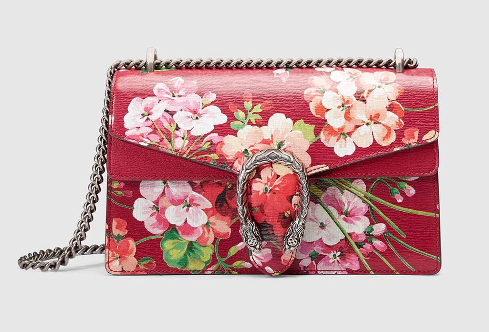 This Blue Gucci Dionysus GG Blooms Bag is Making Me Feel the Opposite of Blue: Design Guide — design detail