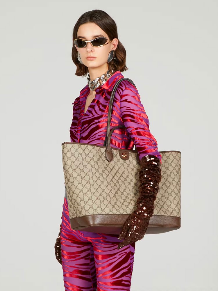 This Gucci Ophidia Tote Might Be the Ideal Carryall: Styling Guide — design detail