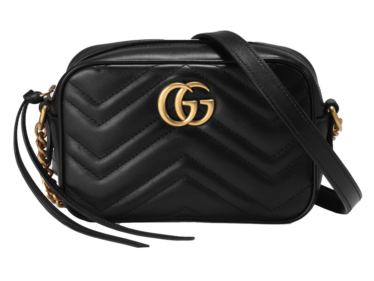 What Fits: Gucci GG Marmont Mini Matelassé Camera Bag: OutletCity Guide — additional editorial view